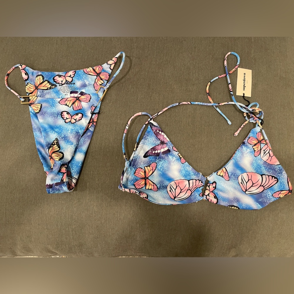 NWT: Superdown butterfly bikini